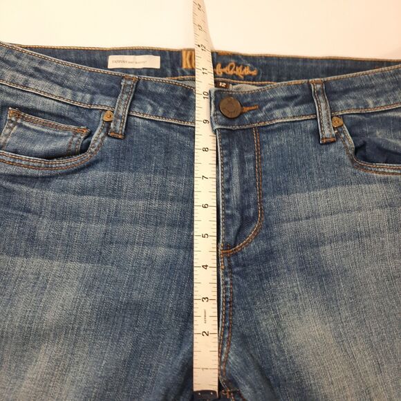 Kut From The Kloth Farrah Baby Bootcut Jeans Medium Wash Sz 12 34 x 32 KP697MB4 - Picture 11 of 12